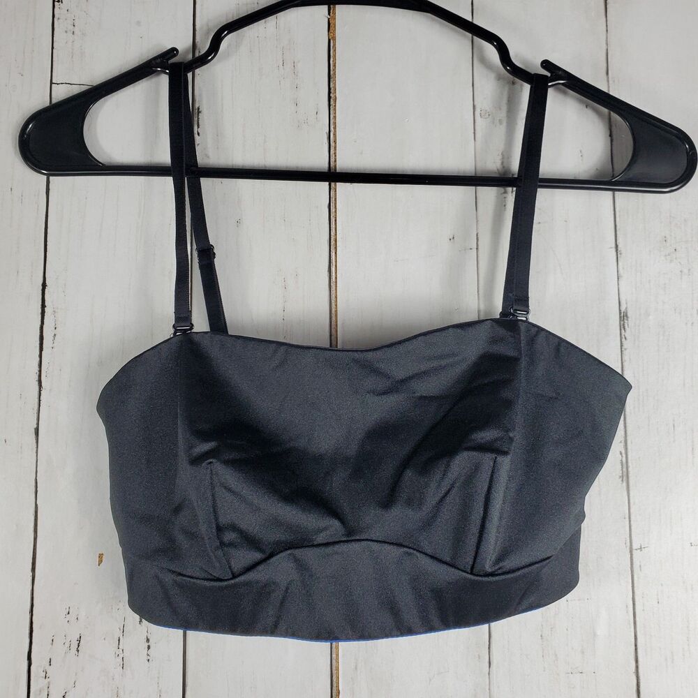 YITTY Headliner Shaping Bandeau Iconic Black Womens Sz XS Removable Straps Rare